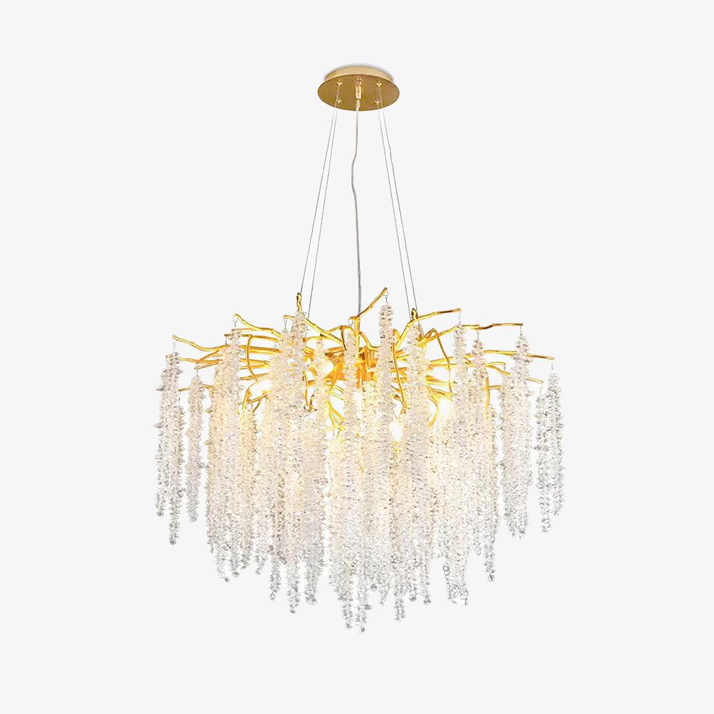 Albero Crystal Chandelier - Elegant Design with Adjustable Height & LE