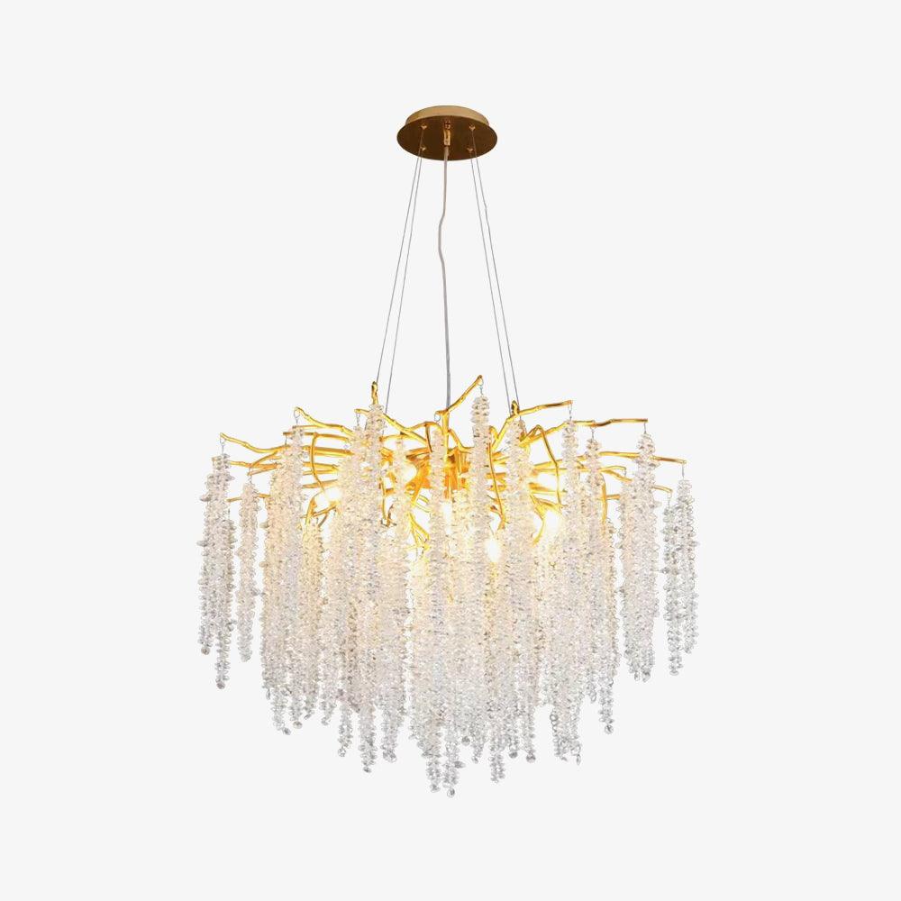 Albero Crystal Chandelier - Elegant Design with Adjustable Height & LE