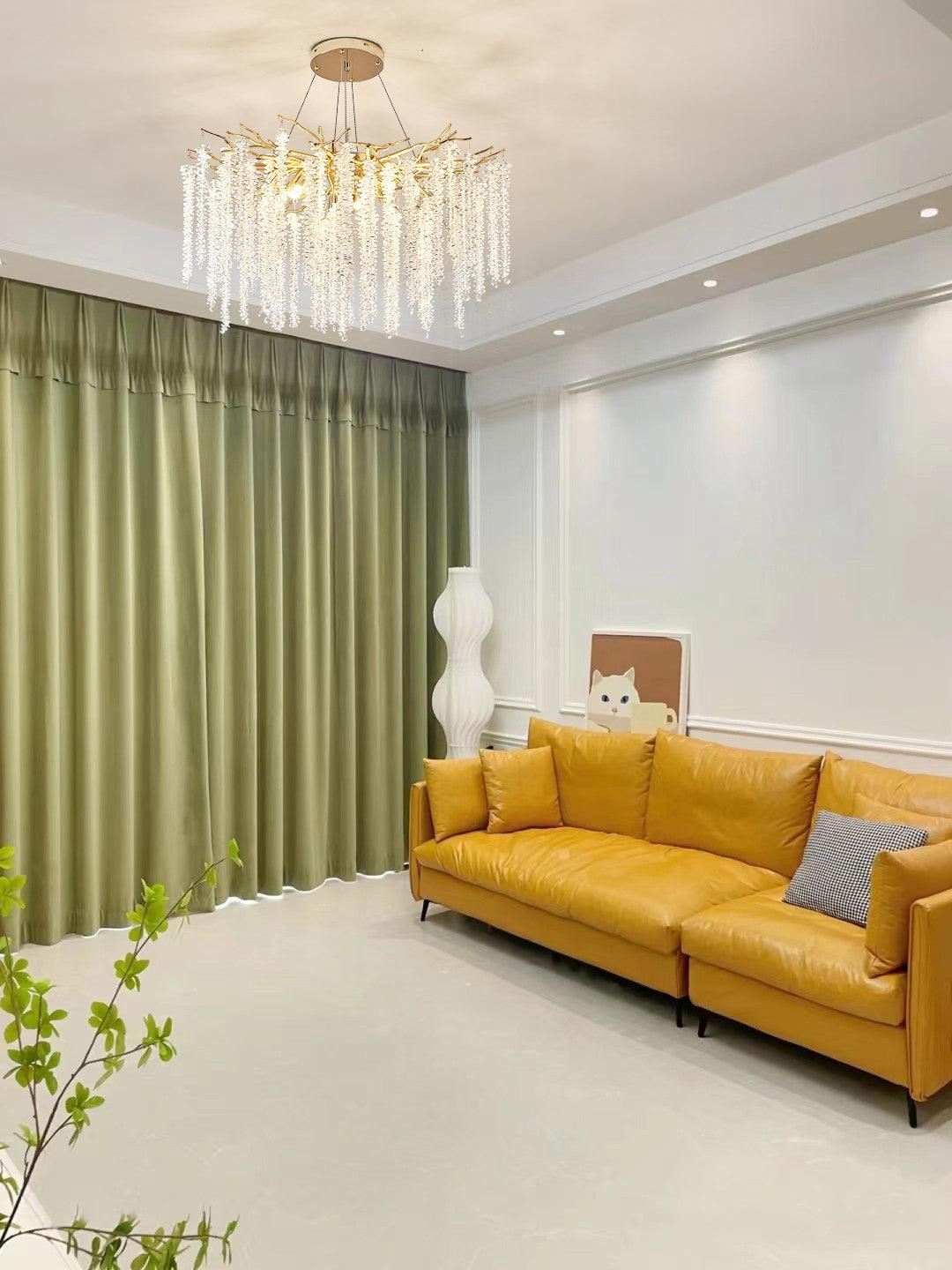 Albero Crystal Chandelier - Elegant Design with Adjustable Height & LE