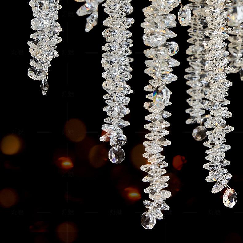 Albero Crystal Chandelier - Elegant Design with Adjustable Height & LE