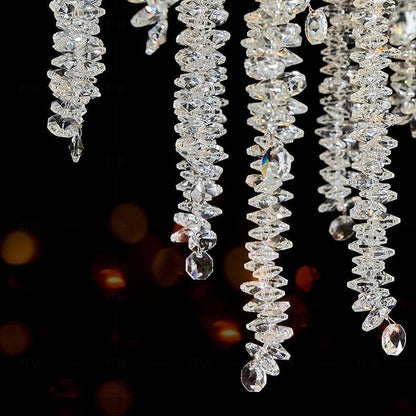 Albero Crystal Chandelier - Elegant Design with Adjustable Height & LE