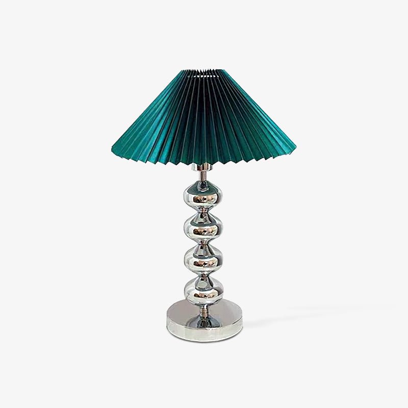 Aleisha Pleated Table Lamp - Adjustable Brightness, Elegant Design