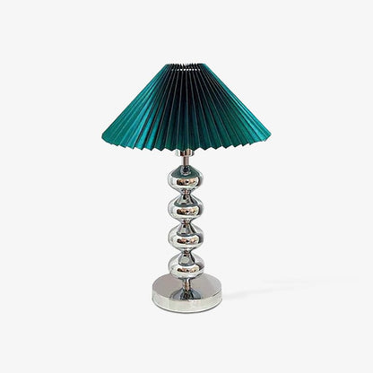 Aleisha Pleated Table Lamp - Adjustable Brightness, Elegant Design