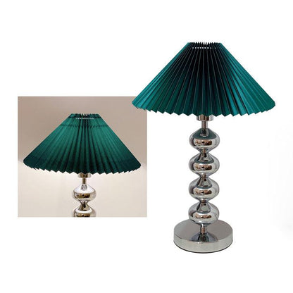 Aleisha Pleated Table Lamp - Adjustable Brightness, Elegant Design
