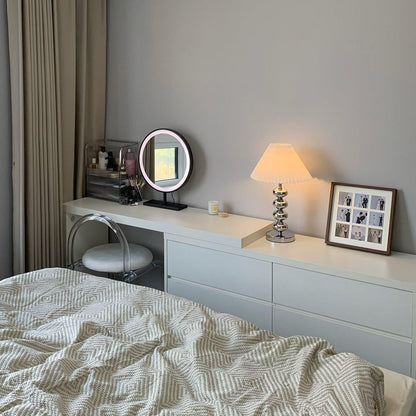Aleisha Pleated Table Lamp - Adjustable Brightness, Elegant Design