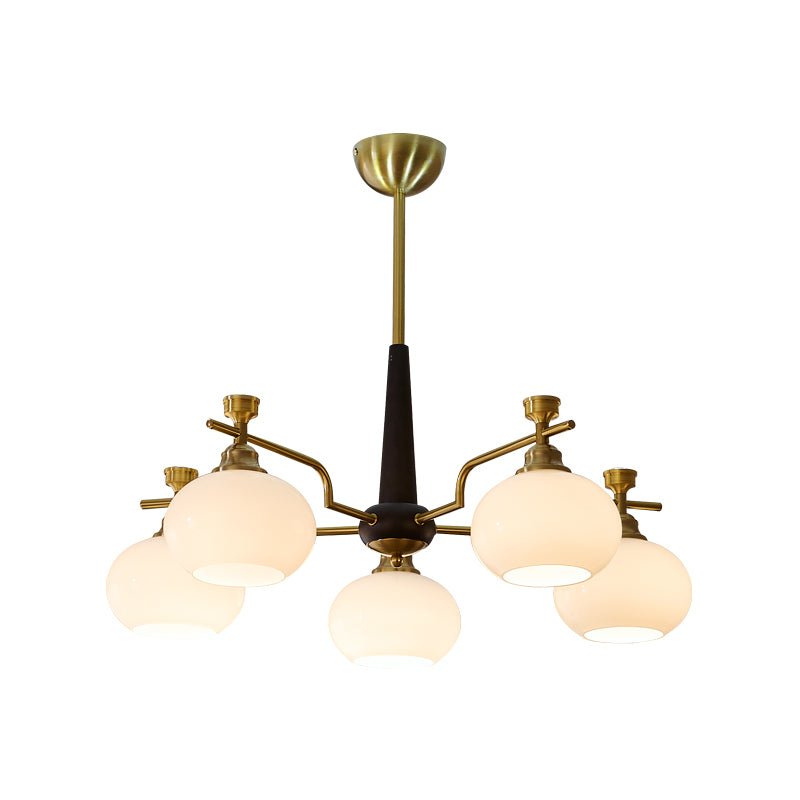 Alistair Sphere Chandelier - Elegant Design, Adjustable Height, LED Co