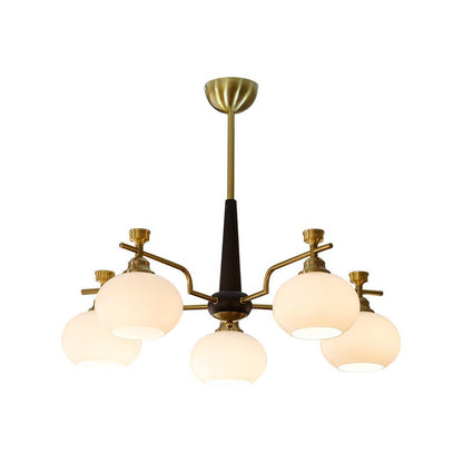 Alistair Sphere Chandelier - Elegant Design, Adjustable Height, LED Co