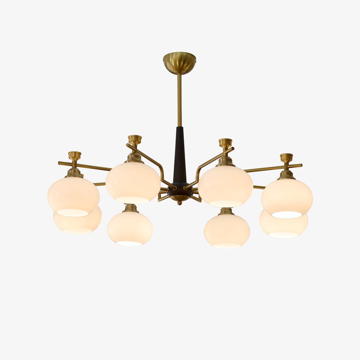 Alistair Sphere Chandelier - Elegant Design, Adjustable Height, LED Co