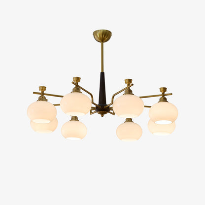 Alistair Sphere Chandelier - Elegant Design, Adjustable Height, LED Co
