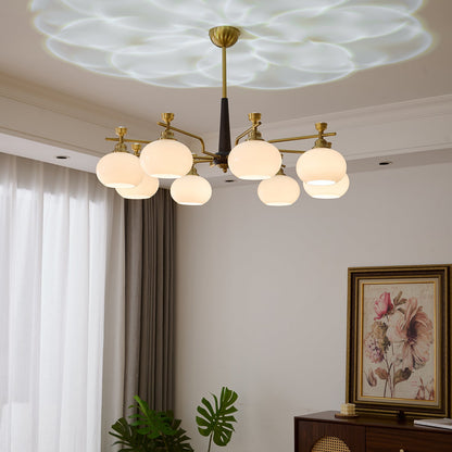 Alistair Sphere Chandelier - Elegant Design, Adjustable Height, LED Co