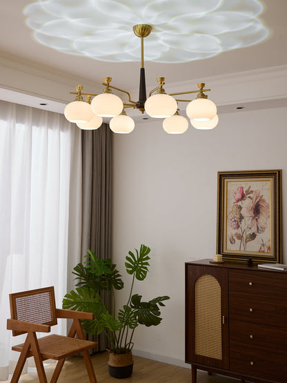 Alistair Sphere Chandelier - Elegant Design, Adjustable Height, LED Co