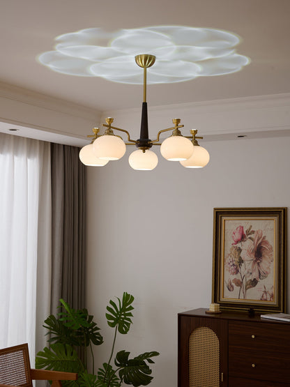 Alistair Sphere Chandelier - Elegant Design, Adjustable Height, LED Co