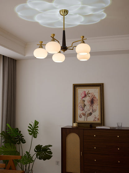 Alistair Sphere Chandelier - Elegant Design, Adjustable Height, LED Co