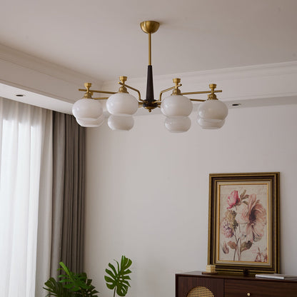 Alistair Sphere Chandelier - Elegant Design, Adjustable Height, LED Co