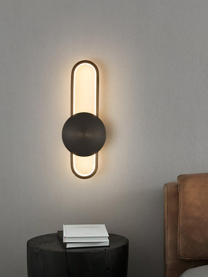 Allen Professional Wall Lamp with Adjustable Brightness and Modern Des