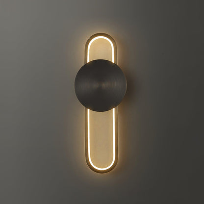Allen Professional Wall Lamp with Adjustable Brightness and Modern Des