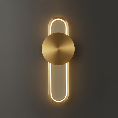 Allen Professional Wall Lamp with Adjustable Brightness and Modern Des