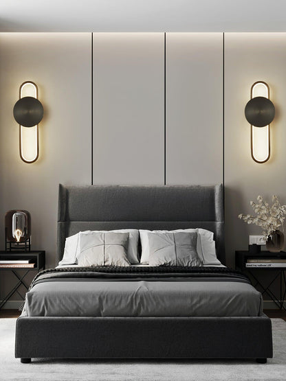 Allen Professional Wall Lamp with Adjustable Brightness and Modern Des