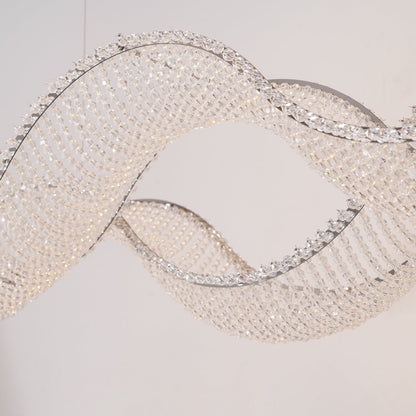 Alon Chandelier - Modern Design with Dimmable LED Lights and Adjustabl