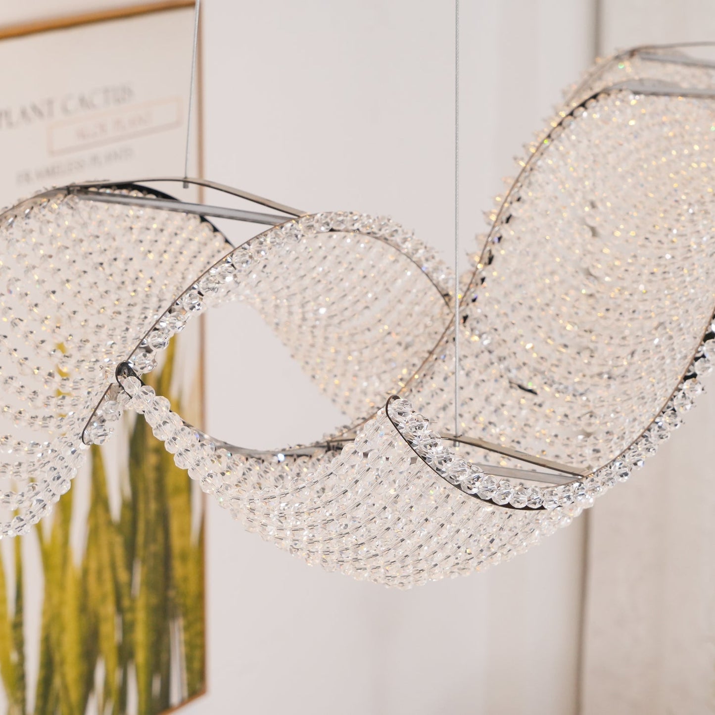 Alon Chandelier - Modern Design with Dimmable LED Lights and Adjustabl