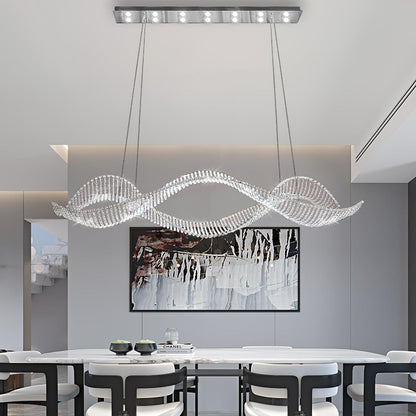 Alon Chandelier - Modern Design with Dimmable LED Lights and Adjustabl