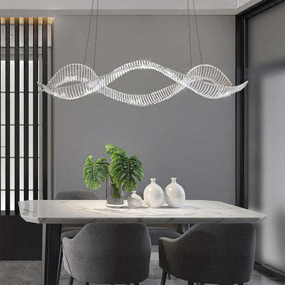 Alon Chandelier - Modern Design with Dimmable LED Lights and Adjustabl