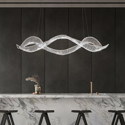 Alon Chandelier - Modern Design with Dimmable LED Lights and Adjustabl