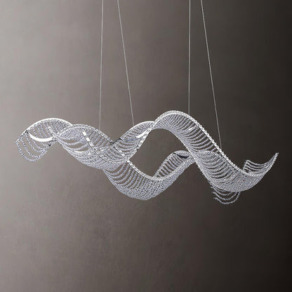 Alon Chandelier - Modern Design with Dimmable LED Lights and Adjustabl