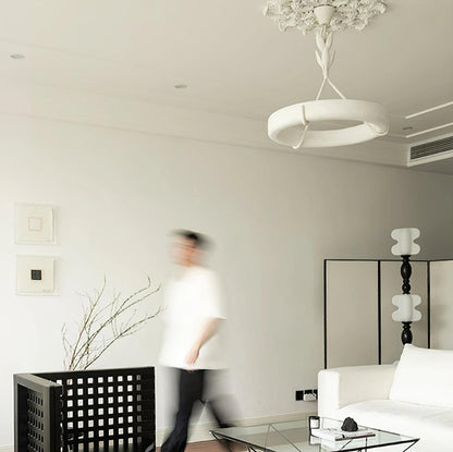 Tinsley Plaster Chandelier - Elegant Design with Adjustable Height & S