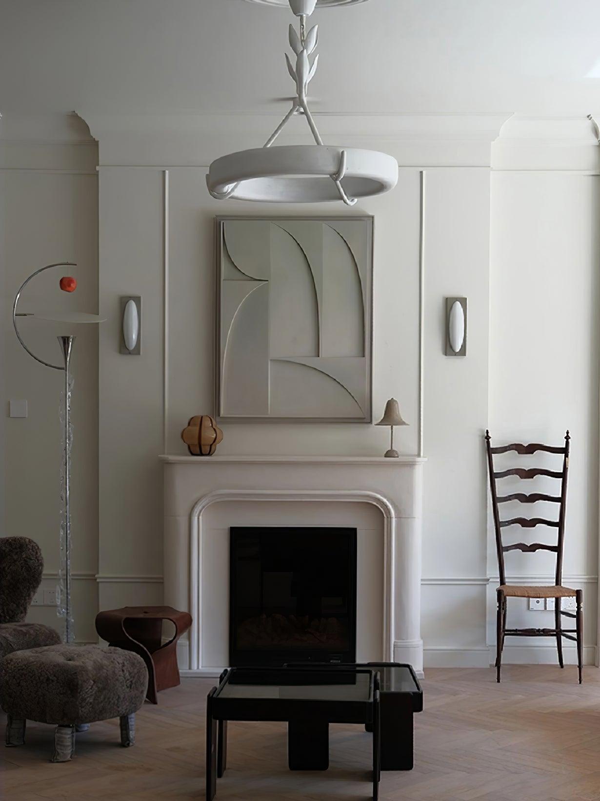 Tinsley Plaster Chandelier - Elegant Design with Adjustable Height & S