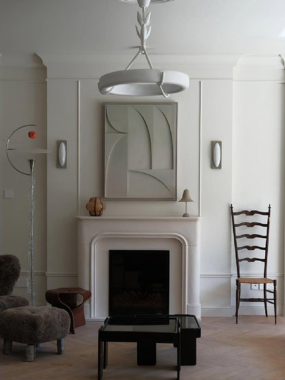 Tinsley Plaster Chandelier - Elegant Design with Adjustable Height & S