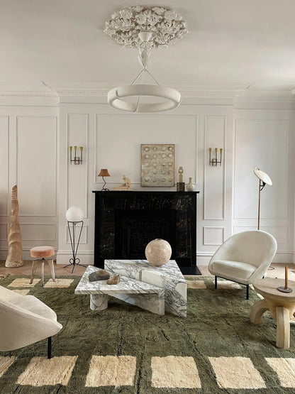 Tinsley Plaster Chandelier - Elegant Design with Adjustable Height & S