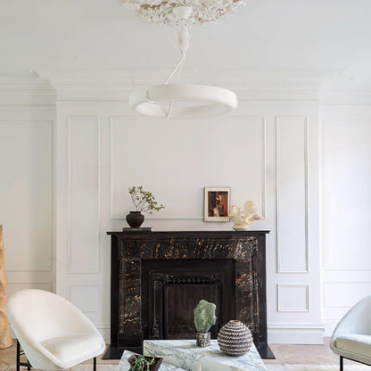 Tinsley Plaster Chandelier - Elegant Design with Adjustable Height & S