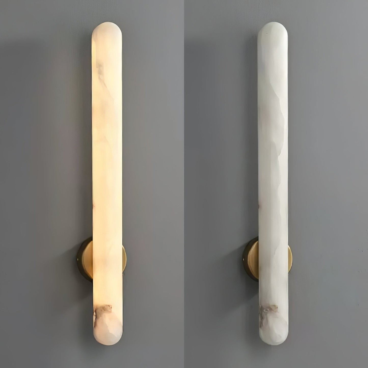 Alabaster Wall Sconce - Elegant Design, Soft Ambient Lighting