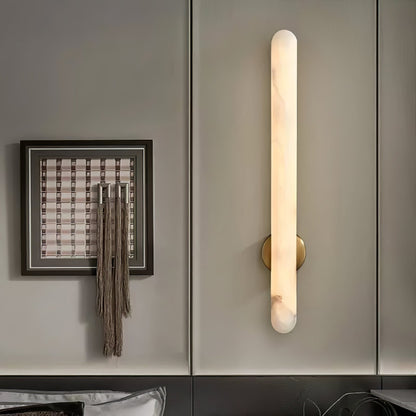 Alabaster Wall Sconce - Elegant Design, Soft Ambient Lighting