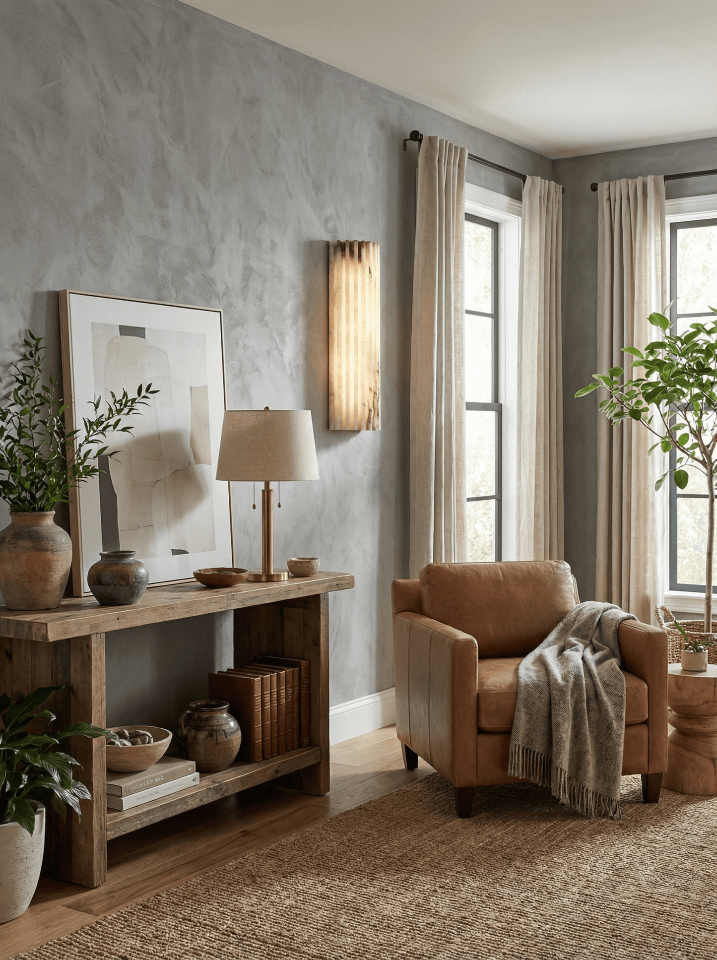 Alabaster Wall Light - Elegant Design, Adjustable Brightness