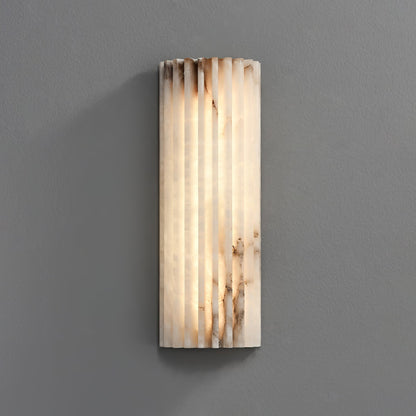 Alabaster Wall Light - Elegant Design, Adjustable Brightness