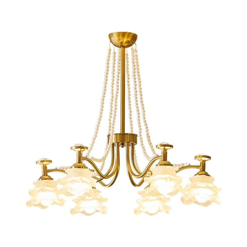 Amaris Rose Chandelier - Elegant Crystal Design with Dimmable Lighting