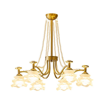 Amaris Rose Chandelier - Elegant Crystal Design with Dimmable Lighting