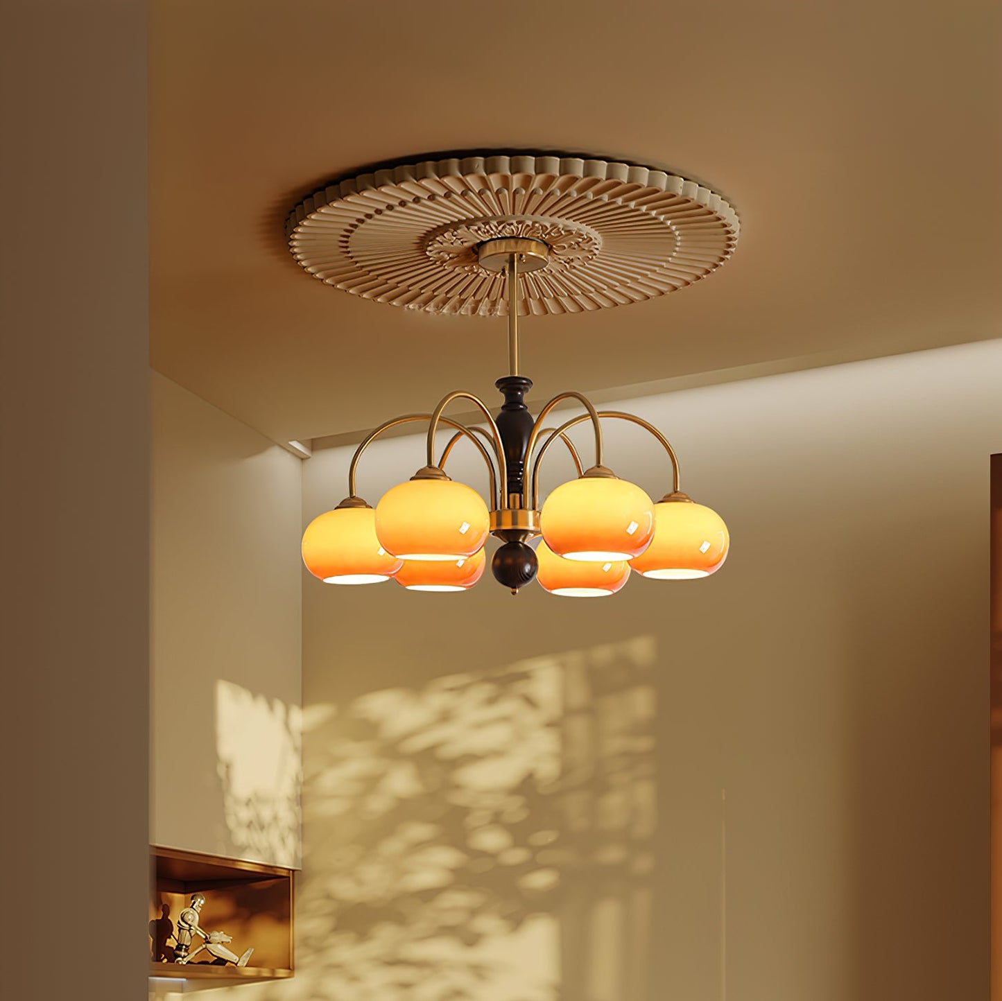 Amberly Arch Chandelier - Elegant Design with Adjustable Brightness