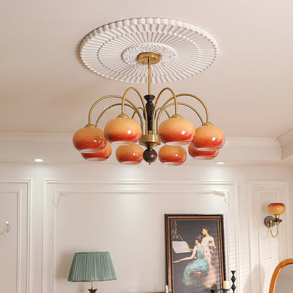 Amberly Arch Chandelier - Elegant Design with Adjustable Brightness