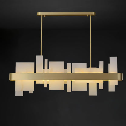 Amelie Chandelier - Elegant Crystal Design with Adjustable Height & LE