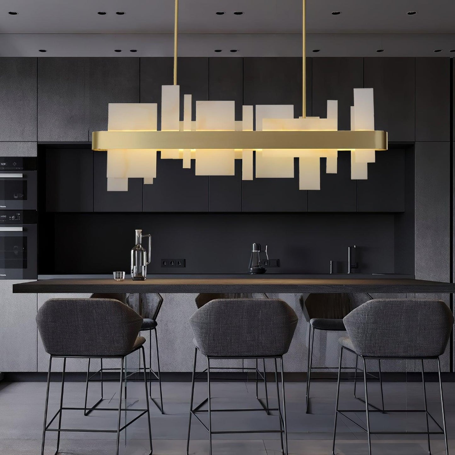Amelie Chandelier - Elegant Crystal Design with Adjustable Height & LE