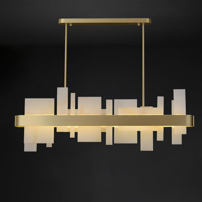 Amelie Chandelier - Elegant Crystal Design with Adjustable Height & LE