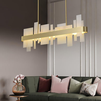 Amelie Chandelier - Elegant Crystal Design with Adjustable Height & LE