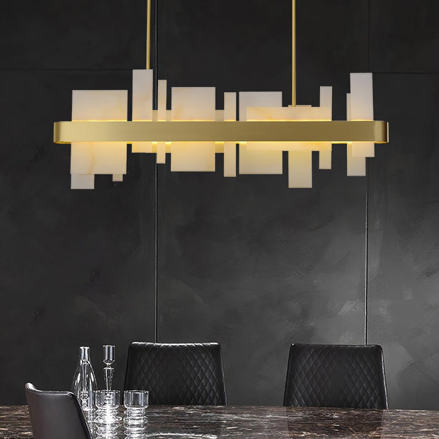 Amelie Chandelier - Elegant Crystal Design with Adjustable Height & LE