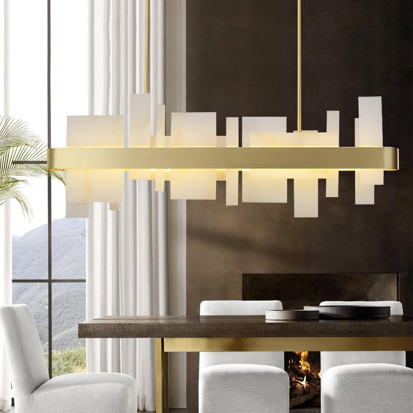 Amelie Chandelier - Elegant Crystal Design with Adjustable Height & LE