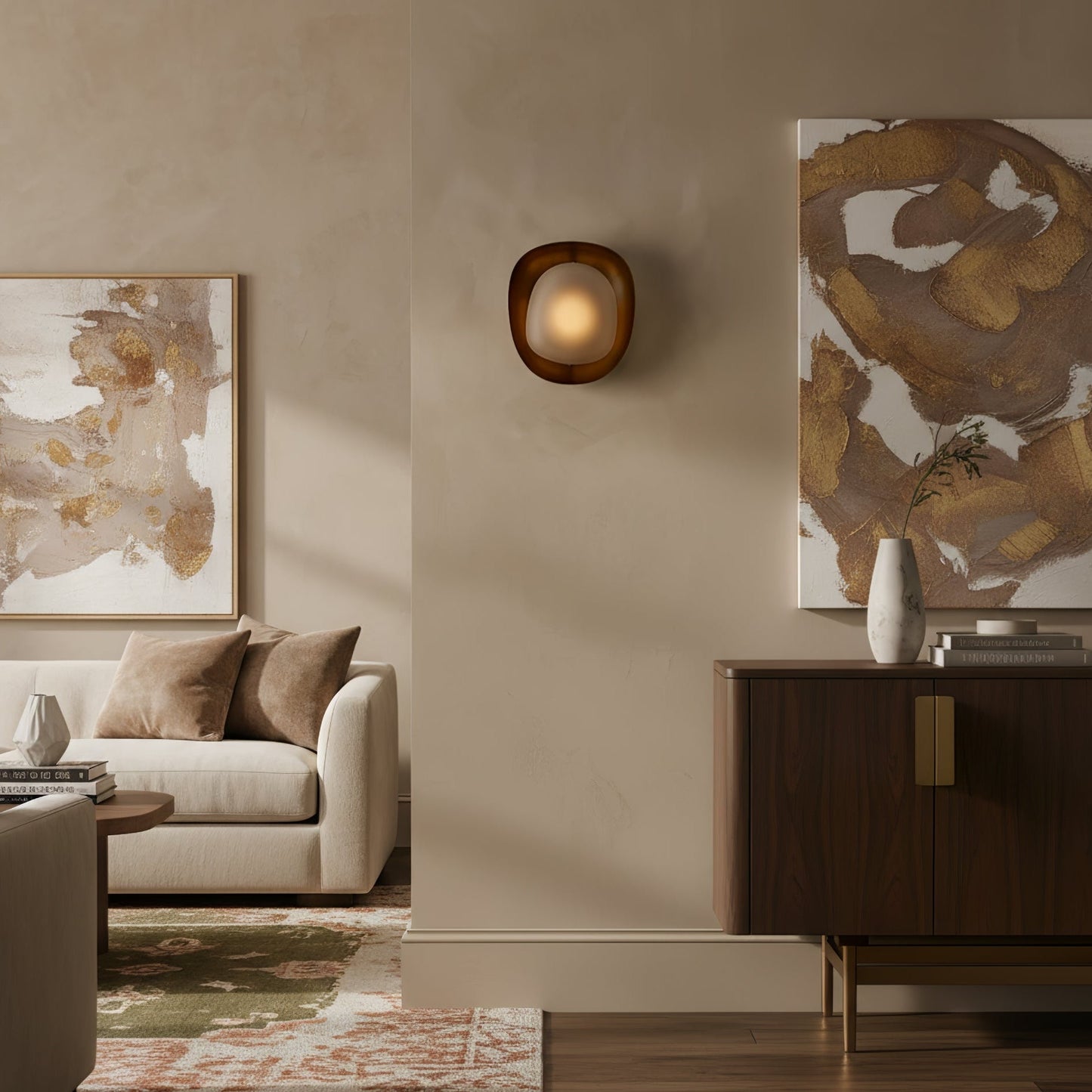 Amorphous Wall Lamp - Dimmable LED, Modern Design, Energy Efficient