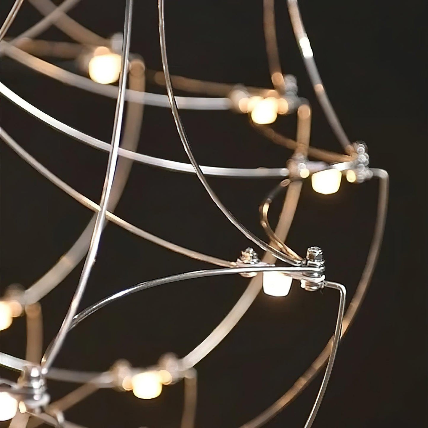 Amos Group Modern Chandelier - Adjustable Height, Energy Efficient Lig