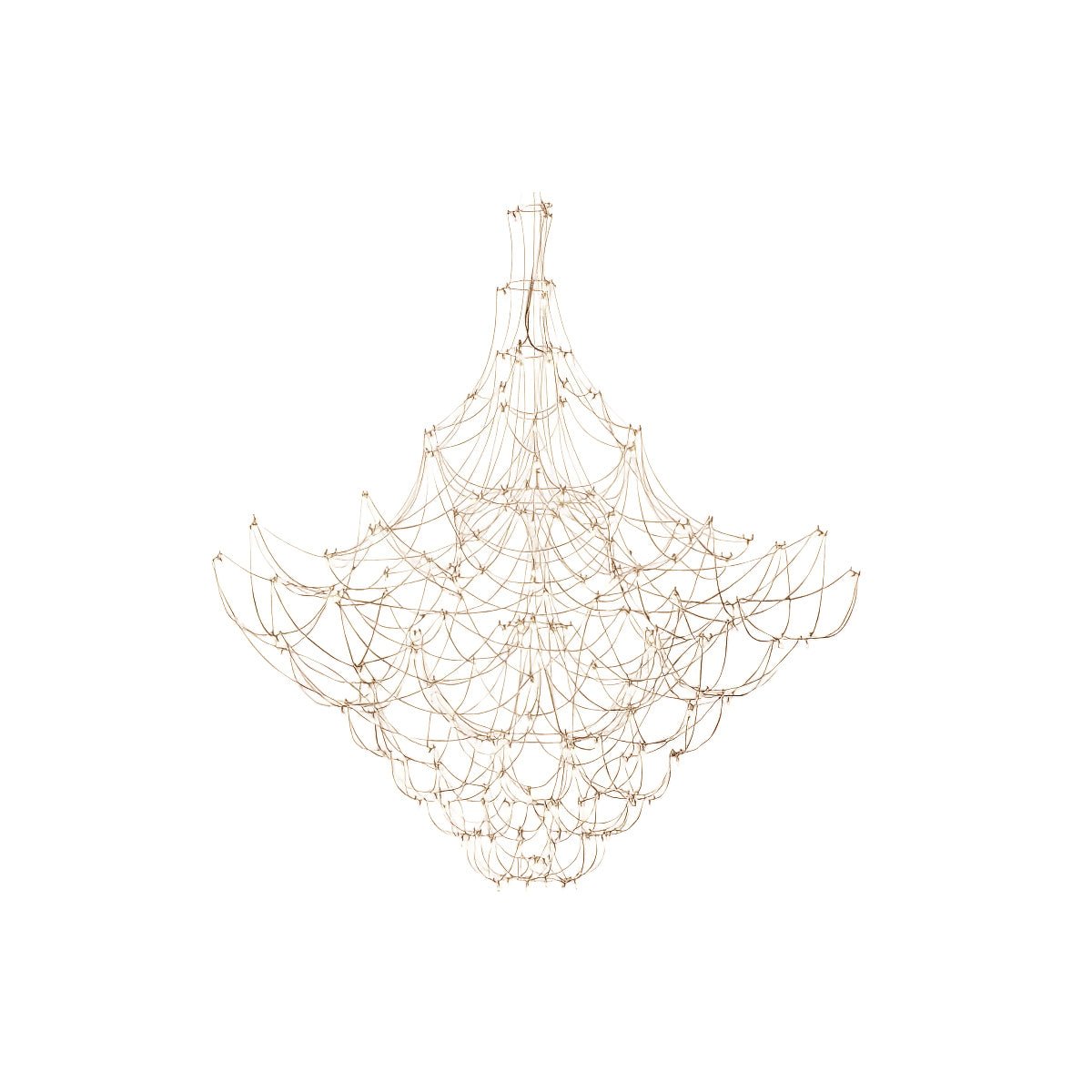 Amos Group Modern Chandelier - Adjustable Height, Energy Efficient Lig